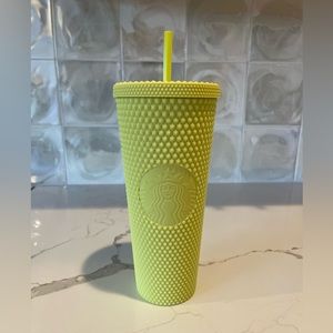 NWT Starbucks Cool Lime Bling Soft Touch Studded Tumbler Venti Mexico Release